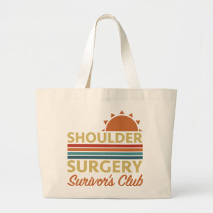 Grand Tote Bag Humour de récupération de chirurgie de l'épaule
