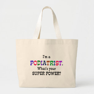 Grand Tote Bag Humour podiatriste