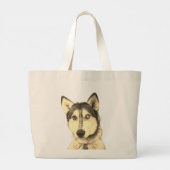 Grand Tote Bag Husky (Dos)