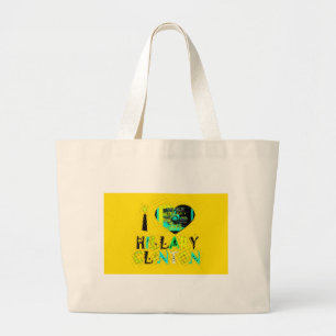 Grand Tote Bag I Heart Hillary Clinton : Graffiti Expression Art