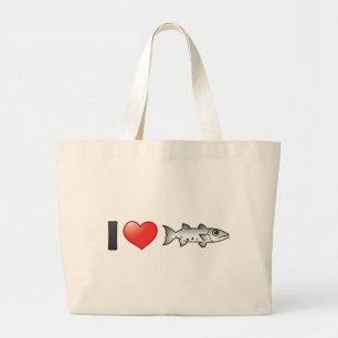 Grand Tote Bag I Love Barracuda