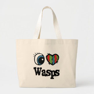 Grand Tote Bag I Love (Coeur) Wasps