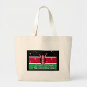 Grand Tote Bag I Love Kenya et "Hakuna Matata" Art Print (Devant)