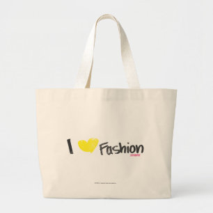 Grand Tote Bag I rose de mode de coeur