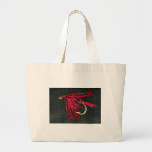 Grand Tote Bag "Ibis noir" Wet Fly Jumbo Fourre-tout