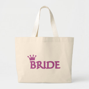 Grand Tote Bag icône de la couronne de mariée