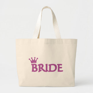 Grand Tote Bag icône de la couronne de mariée