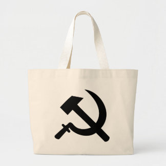 Grand Tote Bag icône marteau et faucille