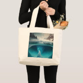 Grand Tote Bag Icy Mountain View (Devant (produit))