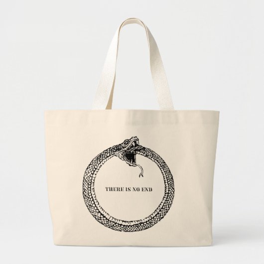 Grand Tote Bag Il n'y a pas de fin (Devant)