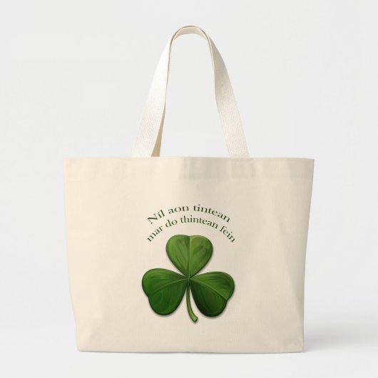 Grand Tote Bag Il n'y a pas d'endroit comme la maison (Devant)