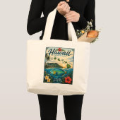Grand Tote Bag Îles Hawaï (Devant (produit))