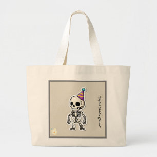 Grand Tote Bag "Illustration d'Halloween joueuse"