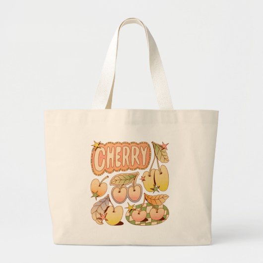 Grand Tote Bag Illustrations Cherry / Cherry (Devant)