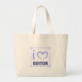 Grand Tote Bag I'm Editor (Devant)