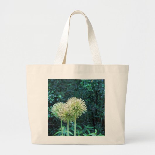 Grand Tote Bag Images Allium Flowers (Devant)