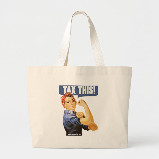 GRAND TOTE BAG IMPOSEZ CECI (Devant)
