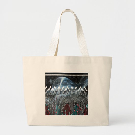 Grand Tote Bag Impression artistique Abstraite remarquable (Devant)