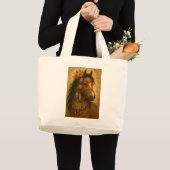 Grand Tote Bag Impression Cheval réversible Fourre-tout (Devant (produit))