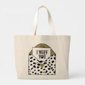 Grand Tote Bag Impression dalmate (Dos)