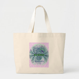 Grand Tote Bag Impression d'art Aurora Matata