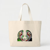 Grand Tote Bag Imprimer Hakuna Matata Whirl Art Extraordinaire (Devant)