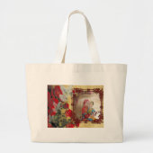 Grand Tote Bag Imprimer mariage Doll Portrait Graphique (Devant)