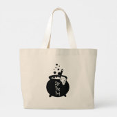 Grand Tote Bag Incorporer Le Pot (Pot À Sorcières) (Dos)