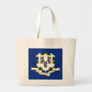 Grand Tote Bag Indicateur d'état Connecticut