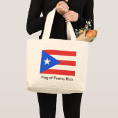 Grand Tote Bag Indicateur Porto Rico (Devant (produit))