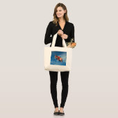 Grand Tote Bag Indicateur Union (Devant (modèle))