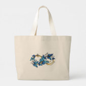 Grand Tote Bag Infinité de papillons monarques (Dos)