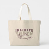 Grand Tote Bag Infinite Truth, Gentle Strength Tote Bags (Dos)