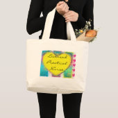 Grand Tote Bag infirmier auxiliaire autorisé (Devant (produit))