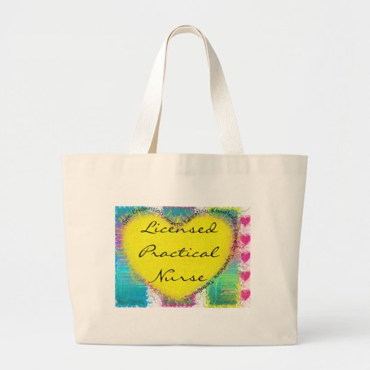 Grand Tote Bag infirmier auxiliaire autorisé (Devant)