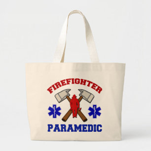 Grand Tote Bag Infirmier de sapeur-pompier