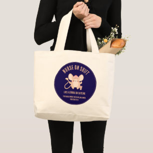Grand Tote Bag INFIRMIER SUR LE café Jerboa SHIFT
