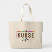 Grand Tote Bag Infirmière (Dos)
