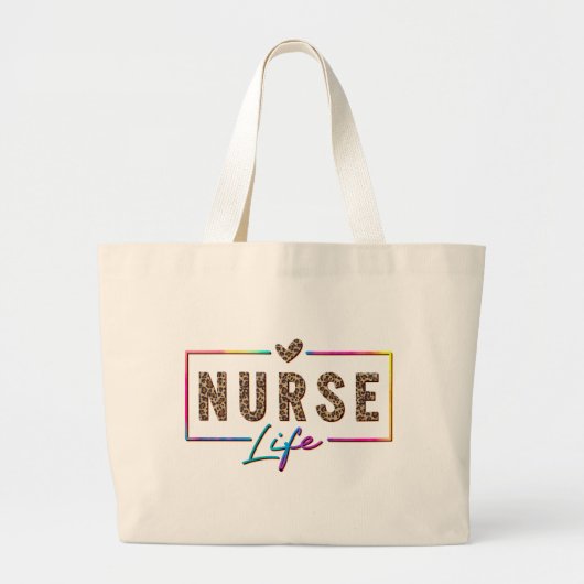 Grand Tote Bag Infirmière (Devant)