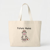 GRAND TOTE BAG INFIRMIÈRE DE SINGE DE CHAUSSETTE FUTURE (Devant)