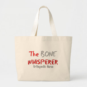 Grand Tote Bag Infirmière orthopédique "le WHISPERER d'OS "