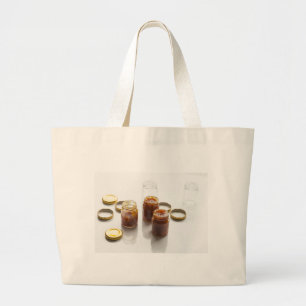 Grand Tote Bag Ingrédients et préparation du chutney d'oignon et 