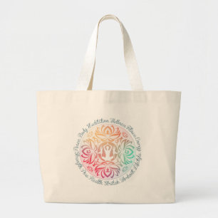 Grand Tote Bag Inspirations de yoga