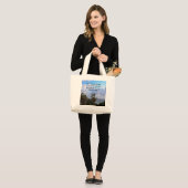 GRAND TOTE BAG INSPIRING MATTHEW 11:28 CONCEPTION DE SCRIPTURE (Devant (modèle))