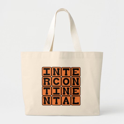 Grand Tote Bag Intercontinental, International (Devant)