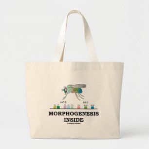 Grand Tote Bag Intérieur de morphogénèse (gènes de drosophile