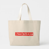 Grand Tote Bag Introduire le tampon (Dos)