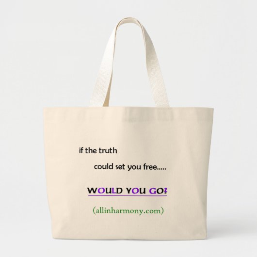 Grand Tote Bag Iriez-vous ? Fourre-tout (Devant)