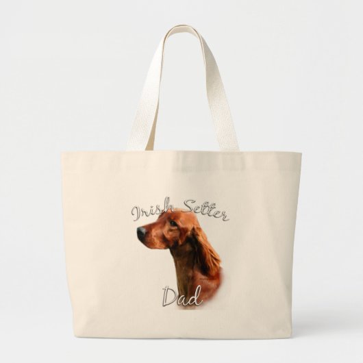 Grand Tote Bag Irish Setter Dad 2 (Devant)