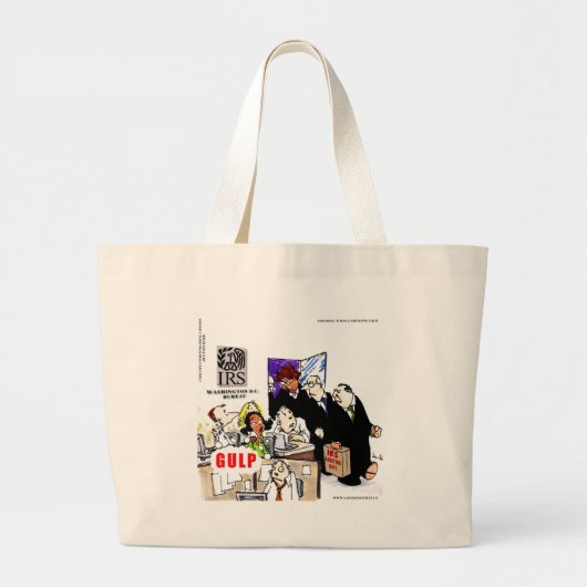 Grand Tote Bag IRS Audits IRS Funny (Devant)